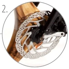 Front brake disc